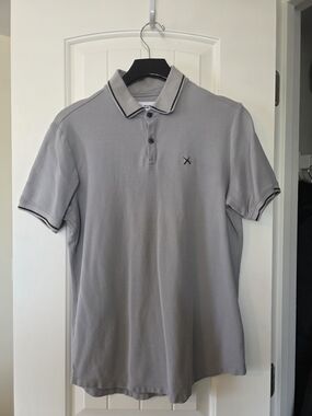 Cuts Clothing Men's Prestige Polo Curve Hem 100% Pima Cotton Shirt